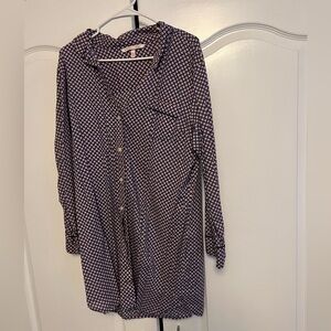 Victoria’s Secret Geometric Patterned nightgown shirt XL